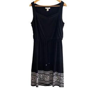 White House Black Market Cinched Midi Dress Size Large